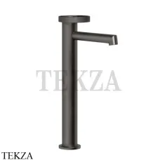 Gessi ANELLO Смеситель для раковины высокий, без донного клапана 63304-707, Black Metal Brushed
