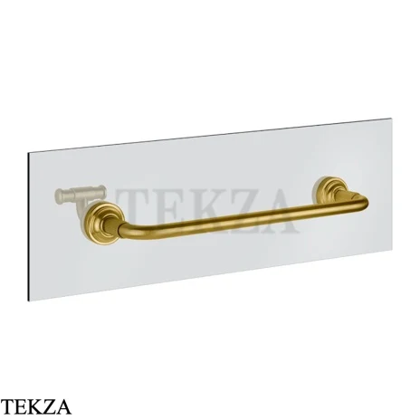 Gessi VENTI20 Полотенцедержатель для крепления на стекло, 30 см 65511-716, Gold Br. PVD