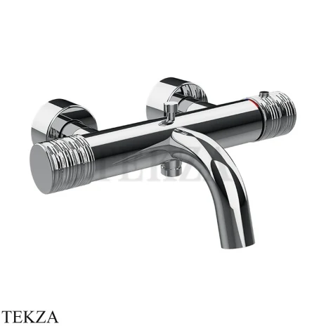 Gessi Habito TRAME Термостатический смеситель для ванны с изливом 70313-031, хром глянец