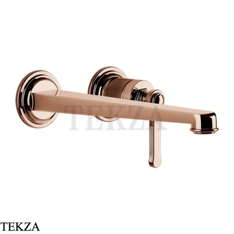 Gessi VENTI20 Смеситель для раковины длинный, внешняя часть 65088-030, Copper PVD