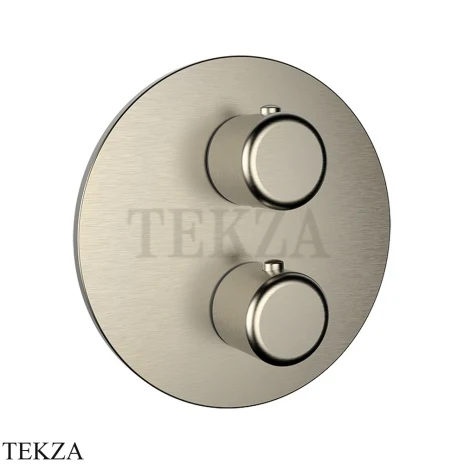 Gessi Goccia Термостат для душа на 3 выхода, внешняя часть 33846-149, Finox Brushed Nickel