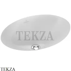 Villeroy & Boch Loop&Friends Раковина встраиваемая снизу, с переливом 61613001, белый глянец