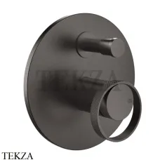 Gessi ANELLO Смеситель для душа круглый, на 2 потока 63377-707, Black Metal Brushed Gessi ANELLO Смеситель для душа круглый, на 2 потока 63377-707, Black Metal Brushed