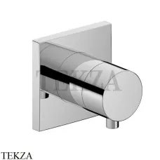 Keuco IXMO Comfort Вентиль запорный, 3 потока, квадрат, внешняя часть 59549071002, нержавеющая сталь