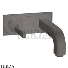 Axor Citterio Смеситель для раковины 160, внешняя часть 39112340, Brushed Black Chrome