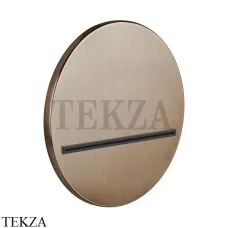 Gessi CASCATA Каскадный излив настенный круглый 65295-708, Copper Brushed