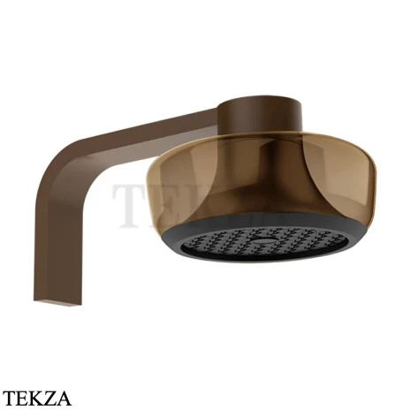 Gessi Haute Culture Shower Настенная душевая лейка со светодиодной подсветкой 57404-845, бронза Dark Brush