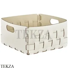 ADJ Bottega Корзина-ёмкость для мелочей 35x35 см 1045.10/16, белый/панна-котта