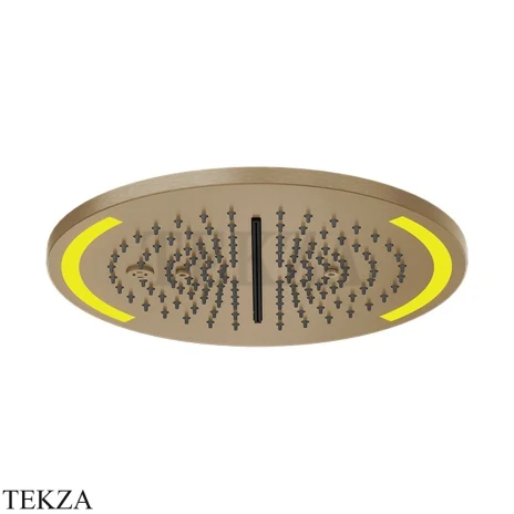 Gessi COLOUR Накладная душевая панель 350, 4 функции 57878-726, Warm Bronze Br. PVD