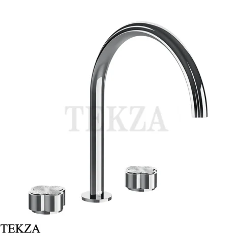 Gessi Ludovica Смеситель для раковины высокий, без гарнитуры 76216-031, хром глянец