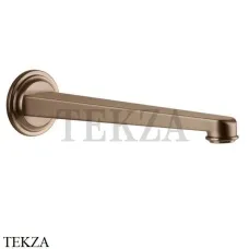 Gessi VENTI20 Излив настенный для раковины 24,3 см 65101-708, Copper Br. PVD