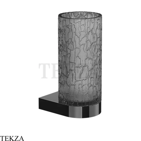 Gessi Incastri Стакан настенный, Light smoke 75407-706, black хром глянец
