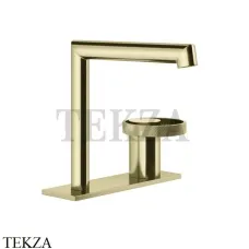 Gessi ANELLO Смеситель для раковины на планке, без донного клапана 63315-710, Brass PVD
