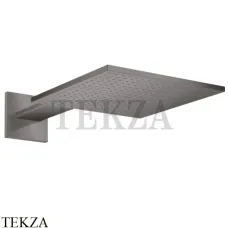 Axor Citterio E Верхний душ 2jet с настенным держателем 35318340, Brushed Black Chrome