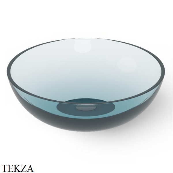 Dea Design Washbasins Раковина настольная D40 см Glasstech DD9038 400 R11, Dark Blue R11