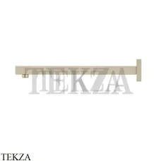 Newform Кронштейн для душа квадрат настенный L=350 27674.59.098, PVD Br. Pale Gold