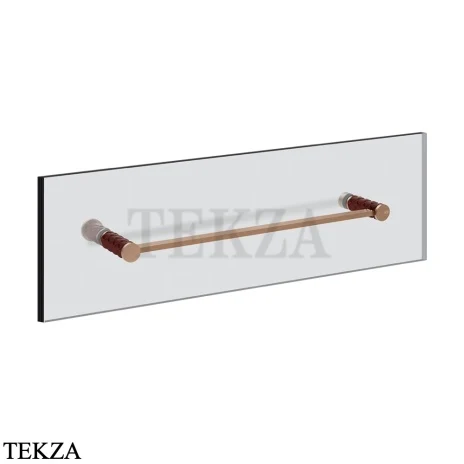 Gessi Pelle Tresse Полотенцедержатель для крепления на стекло, 45 см 78713-445, Red Cherry/ Copper Br. PVD