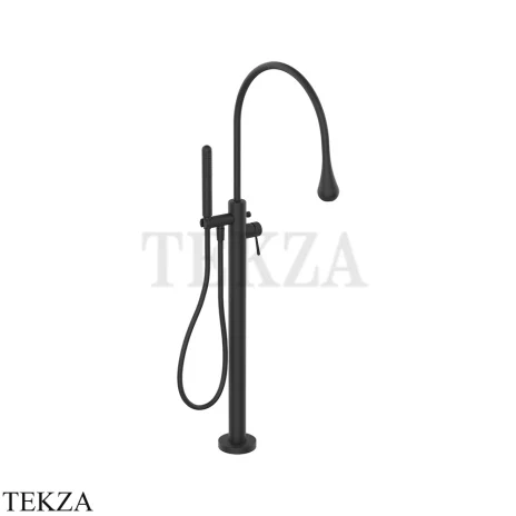 Gessi Goccia Смеситель для ванны напольный, внешняя часть 33029-299, Matte Black