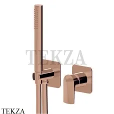 Newform Delta Zero Смеситель для душа с гарнитуром 72276E.58.061, PVD Copper Bronze