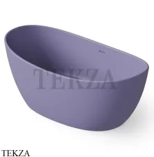 Dea Design Elegant Ванна отдельностоящая овальная 163x85 Solid Surface DD8611 1630 14, Lilac №14
