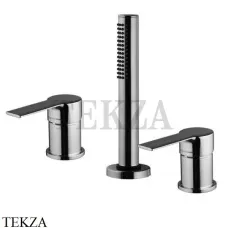 FIMA Carlo Frattini MAST Смеситель на борт ванны, без излива, F3144/1NCS, Brushed black chrome