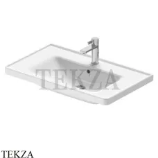 Duravit D-Neo Раковина врезная для мебели, с отверстием, 80 с переливом 2367800000, белый глянец