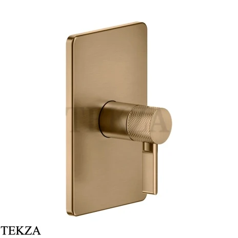 Gessi INCISO SHOWER Смеситель для душа, внешняя часть 58061-726, Warm Steel Br. PVD