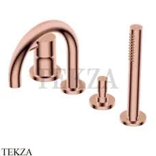 Ritmonio Diametro35 S Смеситель для ванны с гарнитуром PR52EG202 F32, Rose Gold