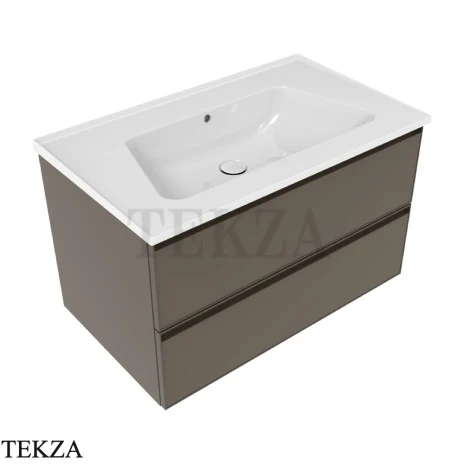 Flaminia Bloom тумба подвесная Cubika без раковины 85×50×50 см, 2 ящика, бежевый Taupe матовый