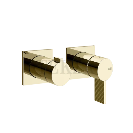 Gessi Inverso Diamantato Смеситель для душа, 2 потока, внешняя часть 73638-710, Brass PVD