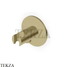Zucchetti Держатель с выводом для ручного душа Z93918.XSP31, matt british gold PVD