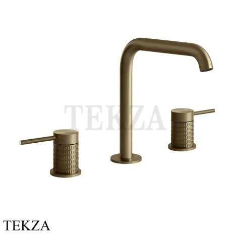 Gessi 316 MECCANICA Смеситель для раковины, без сливного гарнитура 54212-791, Deep Bronze Brushed PVD