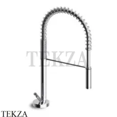 Zucchetti Isy system Смеситель для кухни с вытяжной лейкой ZP1270, хром глянец