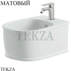ArtCeram ATELIER Биде подвесное, 1 отверстие под смеситель, белый матовый