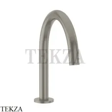 Gessi Emporio Via Tortona Излив для раковины средний, без гарнитура 18623-149, Finox Brushed Nickel