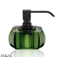 Decor Walther Kristall SSP Дозатор для мыла настольный 0933596, английский зеленый-черный