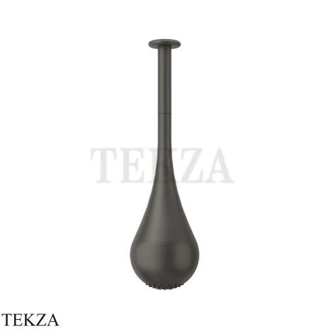 Gessi Goccia Потолочная каплевидная душевая лейка 33752-707, Black Metal Br. PVD