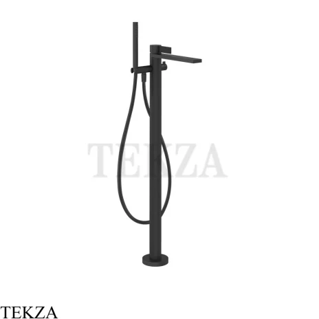 Gessi Inverso RIGATO Смеситель для ванны напольный, внешняя часть 73528-299, Matte Black