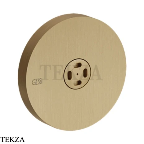 Gessi INCISO SHOWER Боковая форсунка с распылителем 32977-726, Warm Steel Br. PVD