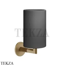Gessi INGRANAGGIO Стакан настенный композит черный 63808-726, Warm Bronze Br Gessi INGRANAGGIO Стакан настенный композит черный 63808-726, Warm Bronze Br