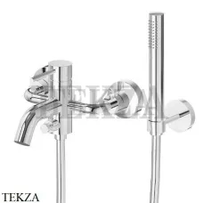 Newform XT Смеситель для ванны с изливом, с гарнитуром, 4240C.21.018, хром глянец