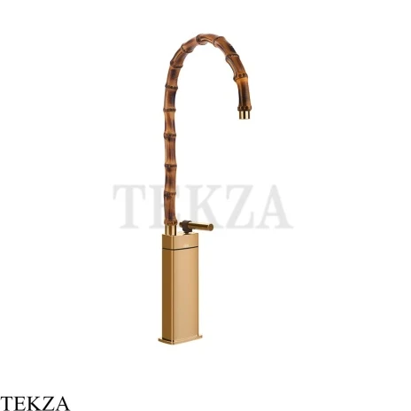Gessi Jacqueline Смеситель для раковины высокий, без донного клапана 77009-735, бронза глянец