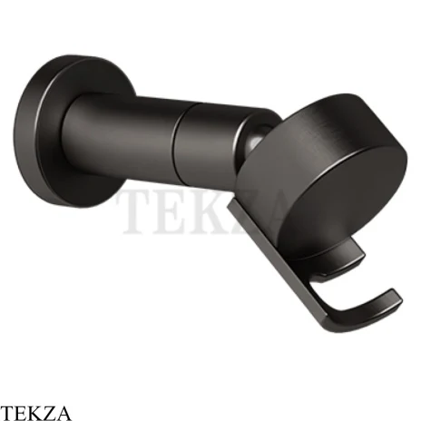 Gessi HI-FI Держатель для ручного душа поворотный 63057-707, Black Metal Brushed PVD