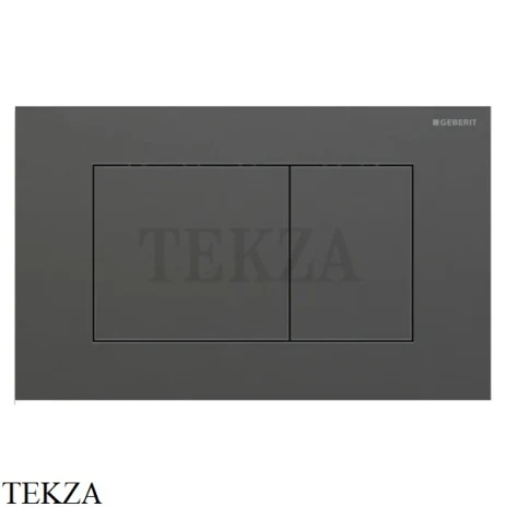Geberit Sigma40 Клавиша смыва квадратная, сталь 115.629.QD.1, черный хром матовый