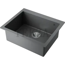 Omoikiri Bosen 61 Кухонная мойка Tetogranit прямоугольная 61-PL 4991216 платина