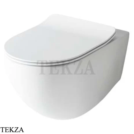 ArtCeram File 2.0 унитаз подвесной чаша без ободка The.Rimless FLV004 01 30, белый глянец