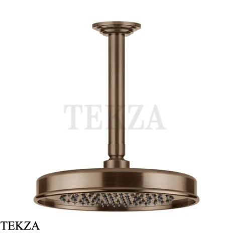 Gessi VENTI20 Верхний душ 200 с потолочным креплением 65152-708, Copper Brushed PVD