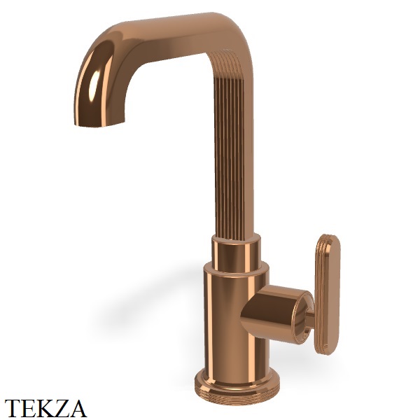 FIMA Carlo Frattini Park Line Смеситель для раковины высокий, с донным клапаном F1321LZL, Amber Bronza