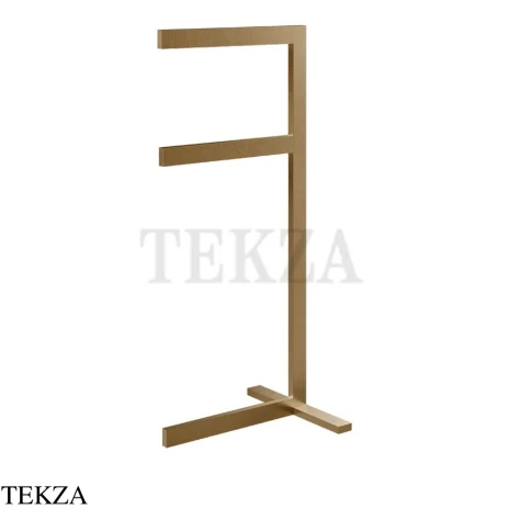 Gessi Rettangolo Стойка напольная для полотенец 20939-791, Deep Bronze Brushed PVD