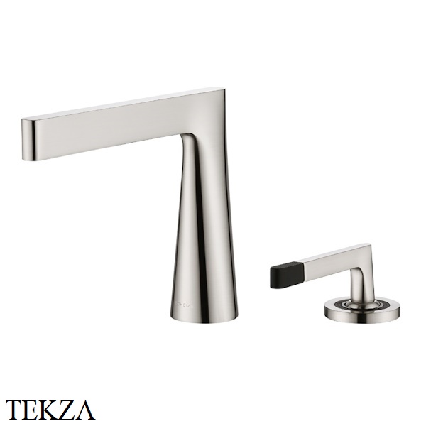 Boheme Duo Смеситель для раковины однорычажный, без гарнитура 161-NB, nickel brush